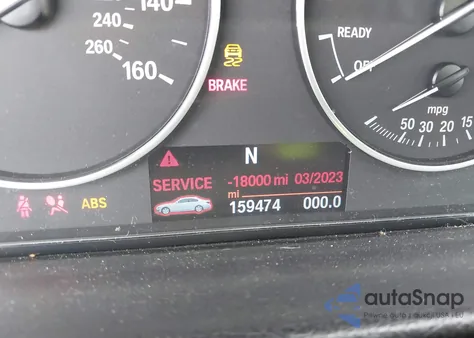 2014 BMW 320I из США, поврежденный, VIN WBA3B1C55EP679828